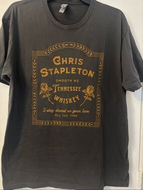 Chris Stapleton Dark Gray Tee Tennessee Whiskey XL